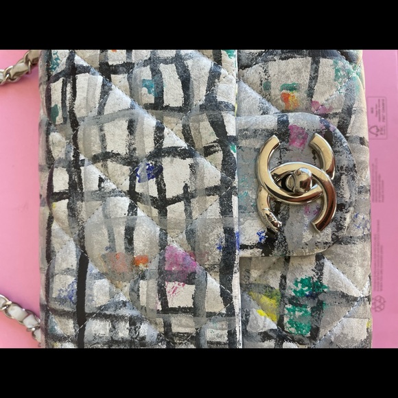 Authentic Chanel Graffiti Bag (purchased from Saks). - Picture 3 of 16